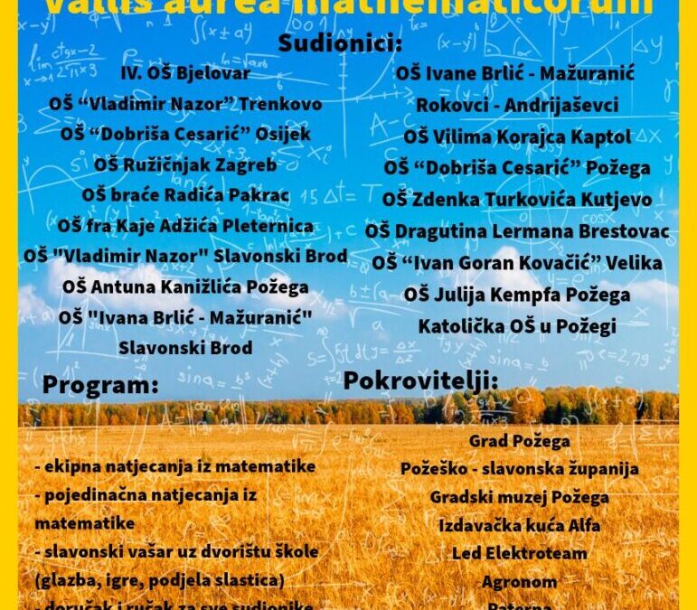 8. Festival matematike u Požegi