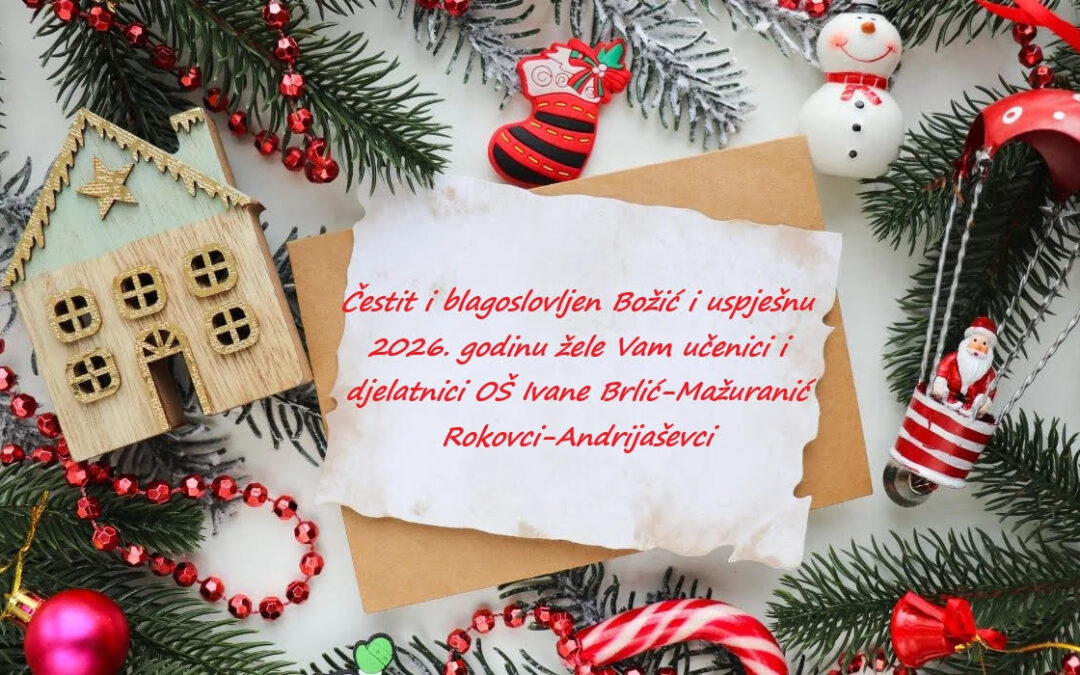 Čestitka za Božić i uspješnu 2026. godinu